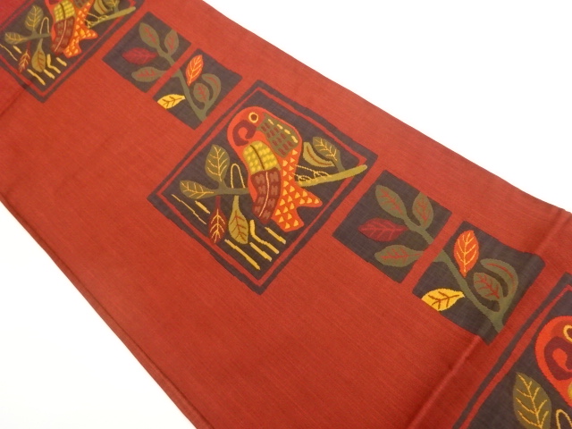 JAPANESE FUKURO OBI / WOVEN SHIKISHI PATTERN
